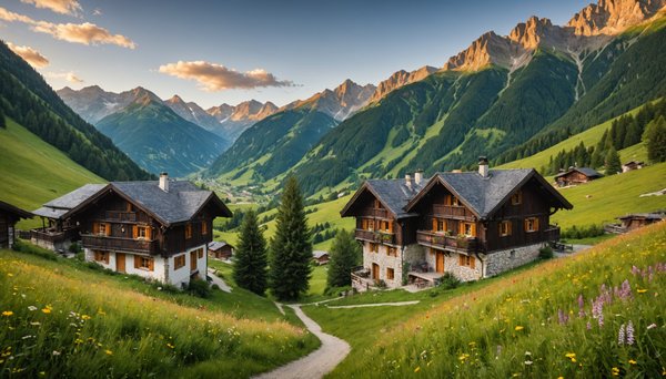 À saint-jean-d'aulps, le chalet de montagne n'a pas le même prix qu'à morzine